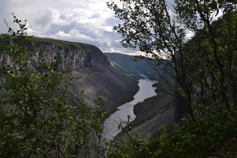 Alta Canyon, Norway, from the viewpoint